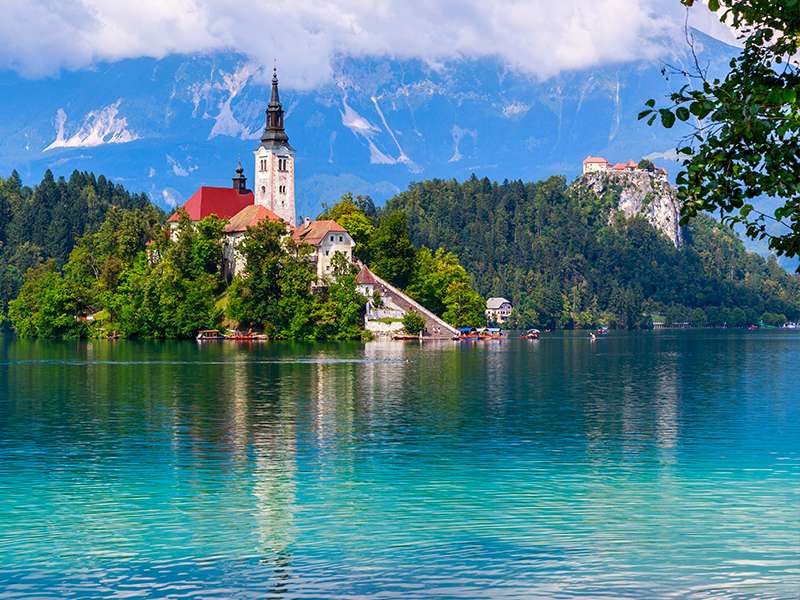 Ville de Bled et son château